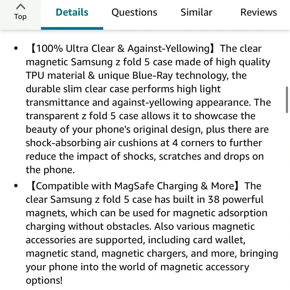Amazon clear magnetic